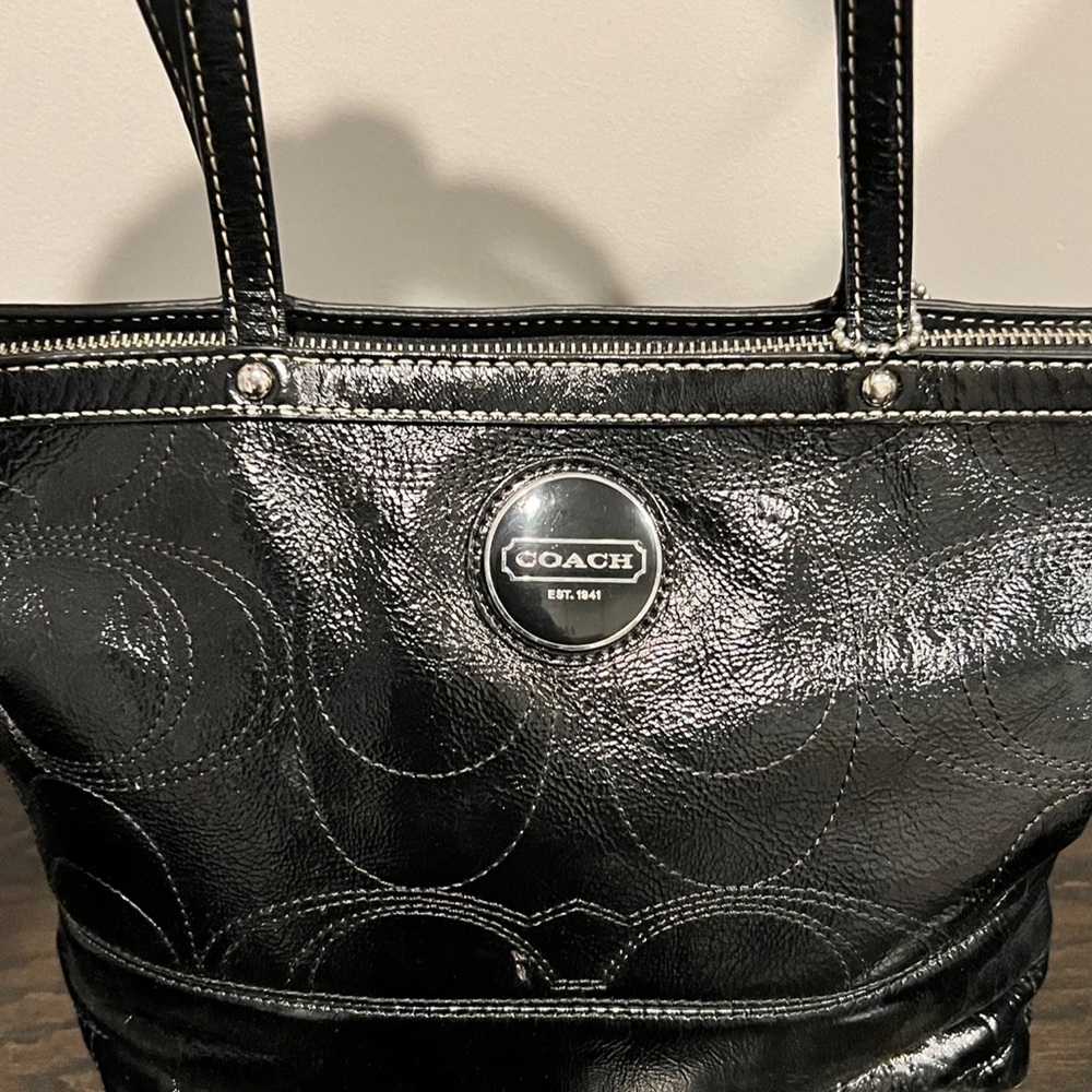 Black Coach Tote bag